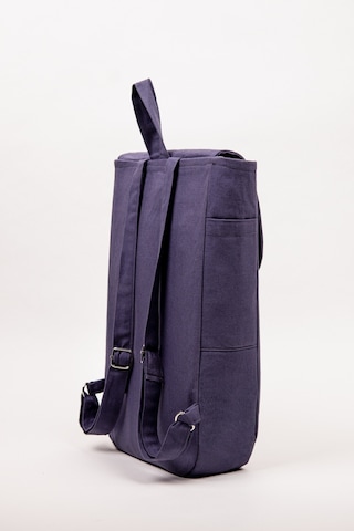 Fabric Craft Bag Sırt Çantası Pamuklu Nakışlı Figür Desen Mor