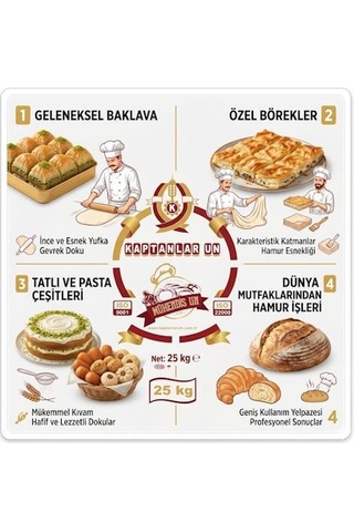 Kaptanlar Mühendis Un 25 Kg