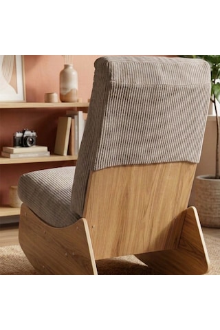 Comfort Sallanır Koltuk Tv Koltuğu Sallanan Berjer Sandalye Gri