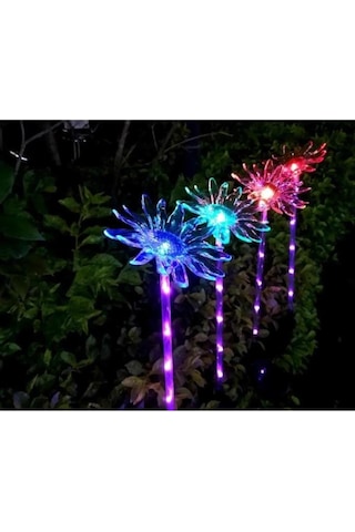 Güneş Enerjili Bahçe Işığı Bahçe Papatya Figür,solar Aydınlatma Bahçe Süslemeleri Çok Renkli