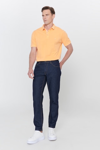 AC&Co / Altınyıldız Classics Erkek Lacivert Comfort Fit Rahat Kesim %100 Pamuk Denim Jean Kot Pantolon Lacivert