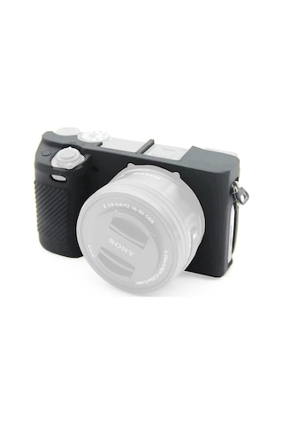 Sanger Silikon Kılıf Sony A6300 Uyumlu Siyah