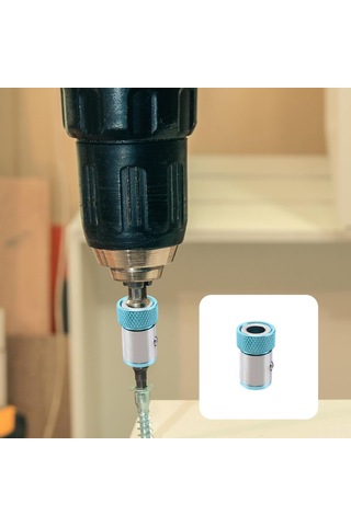 Ximistore9 Profesyonel Manyetik Vida Halkası - Çelik Bıçak Ucu Sabitleyici 3'lü Paket