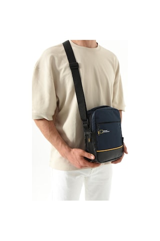 Erkek Postacı Çantası Elde Tutma 23 14 Cm Çapraz Askılı Omuz Çantası Mega Çanta Lacivert