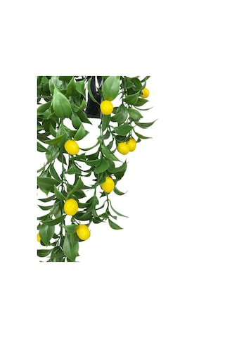 Yapay Çiçek Saksıda Sarkan Limon 60*20cm