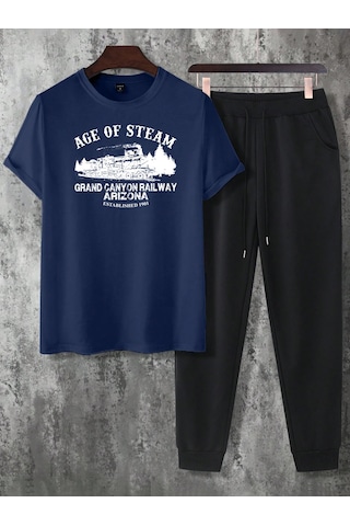 Unisex Age Of Steam 2'li Eşofman Takımı Lacivert