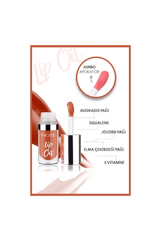 Note Cosmetics Lip Oil Nemlendirici Ve Parlatıcı Dudak Bakım Yag I - 50 Creamy Caramel - Kahverengi Caramel