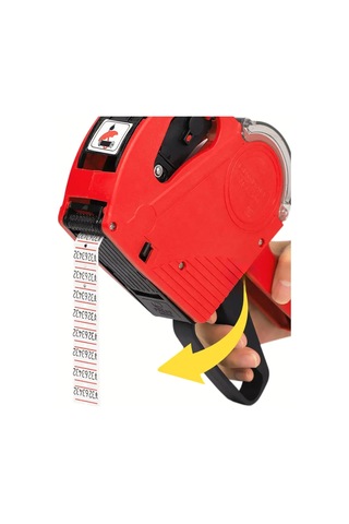 8 Hanel Ürün Fiyat Basma Etiketleme Makinesi Makinası Aleti + 10lu Paket Rulo Etiket