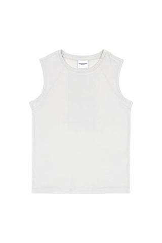 U.S. Polo Assn. Erkek Çocuk Açık Gri Kolsuz Bisiklet Yaka Tişört 50307160-VR001