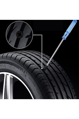 Ams Net 10 Adet Çok Amaçlı Kolay Kullanılabilir Araba Lastiği Tamir Kauçuğu