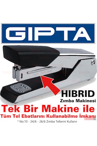 Gıpta Metal Zımba Makinesi Tüm Telleri Tek Makinede Kullanan Hıbr