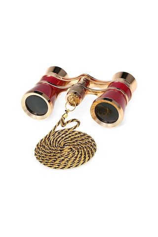 Yaozixa Kadınlar İçin Klasik Kolyeli 3x25 Binokül, Tam Metal Gövde, Bak4 Prisma Ve Fmc Lensli, Tiyatro-opera İçin Kısa Mesafe Görüntüleme