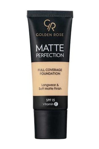 Golden Rose Matte Perfection Full Coverage Foundation 01 Natural