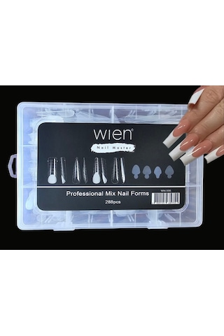 Protez Tırnak Üst Form Jel Polygel Acrygel - Akrijel Ve Polijel İçin Üst Form Şablon 288li Wn-005