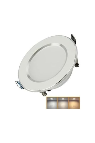 3 Renkli Beyaz,gün Işığı,ikisi Bir Arada 7w Led Spot Lamba Beyaz-1 Adet Çok Renkli