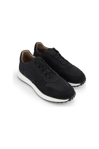 Tamer Tanca Erkek Hakiki Deri Siyah Nubuk Sneakers & Spor Ayakkabı 1145 2028 Erk Ayk Y26 Sıyah Nbk