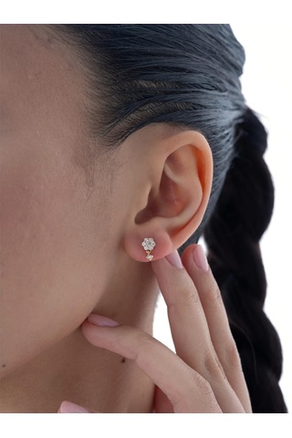 Nochediamond 0,15 Karat Pırlanta Tek Küpe-568