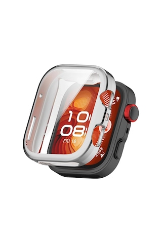 Huawei Watch Fit 4 Uyumlu Tam Koruma Kasa Ve Ekran Koruyucu Şeffaf Darbe Emici Koruma