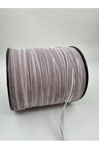 Paşateks- 1 Cm Düz Kadife-5 Metre -iç.gri
