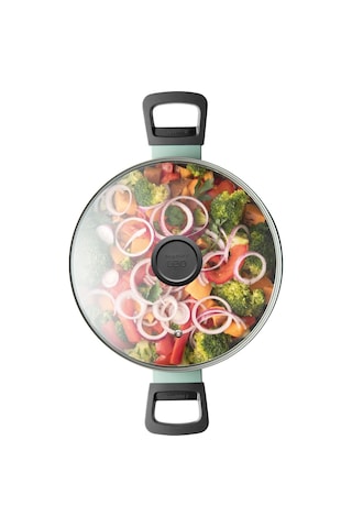 Berghoff Leo Sage Alüminyum Tencere Turkuaz 24 CM