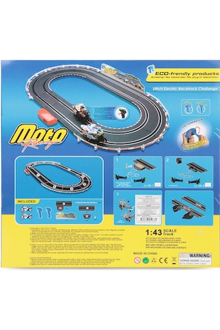 Sunman Oyuncak Yarış Set 1/43 Moto Racıng Müzikli 213 CM. - Standart