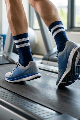 Socketta Erkek Spor Dikişsiz Havlu Taban 6'lı Lacivert Premium Soket Çorap Lacivert