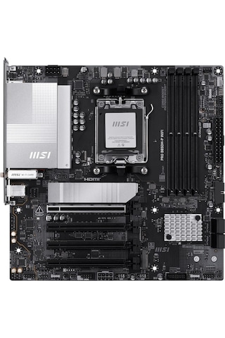 Msı Pro B850m-p Wıfı7 Ddr5 Amd B850 Am5 Soket Ddr5 8200+ Oc Mhz Aaaa11msı0037