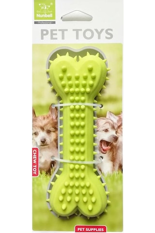Nunbell Tırtıklı Diş Kaşıma Kemik Köpek Oyuncağı 16 CM