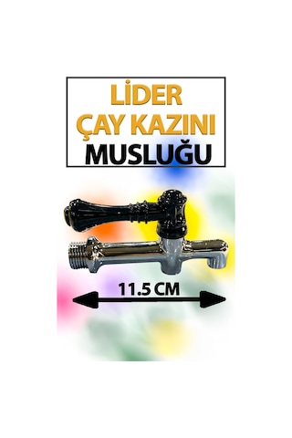 Çay Kazanı Musluğu 11,5 Cm Uzunluğunda 3/8 Plastik Saplı