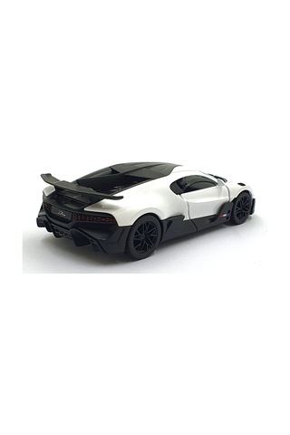 Kinsmart 1:36 Ölçek Metal Bugatti Divo Diecast Çek Bırak Araba Beyaz
