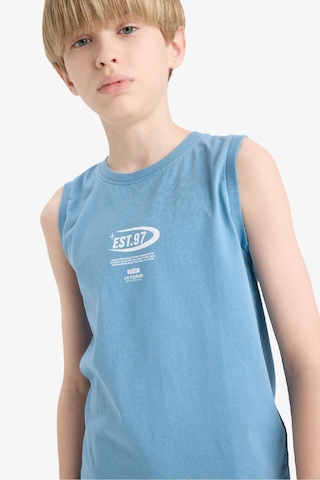 Defacto Erkek Çocuk Bisiklet Yaka Baskılı Atlet E0192a825hsbe251 Mavi