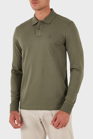 Boss Erkek Polo Yaka Sweat 50507704 342 Haki Haki