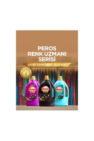 Peros Renk Uzmanı Sıvı Çamaşır Bakım Detarjanı Siyahlar - Renkliler - Bakım Yünlü Narinler 3x3l 3 L