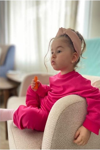 Babywom Basic Mevsimlik Eşofman Takımı- Fuşya