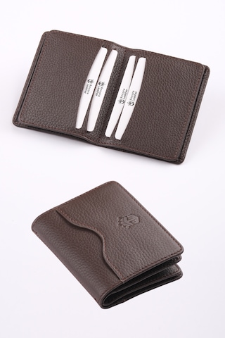 Ancora Leather Hakiki Deri Kartlık-26207 Kahve