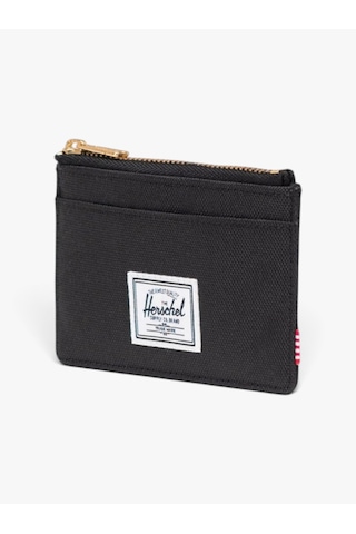 Herschel Oscar Fermuarlı Kartlık Cüzdan Uniseks Siyah Çanta - 30094