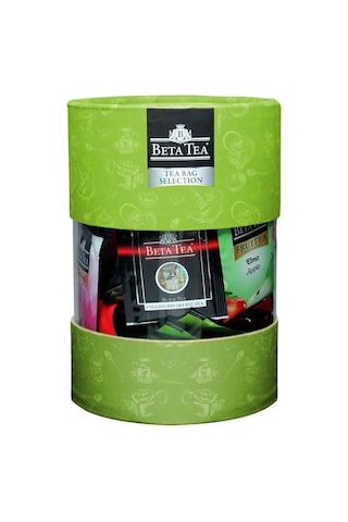 Beta Hediyelik Tea Bag Selection Özel Lezzet Kutusu 28 Çeşit X3 Adet Yeşil Kutu