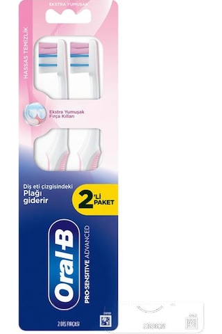 Oral-b Pro-sensitive Advanced Hassas Temizlik Diş Fırçası 2 Li Paket