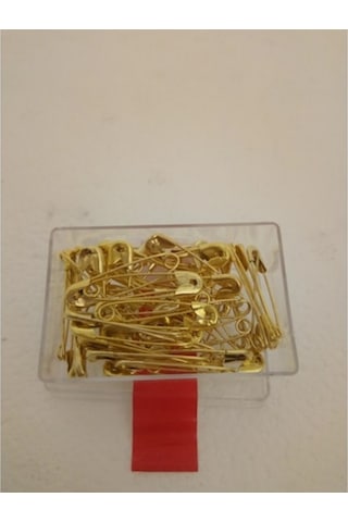 Küçük Metal Sarı Çatal Iğne (454928964) Sarı