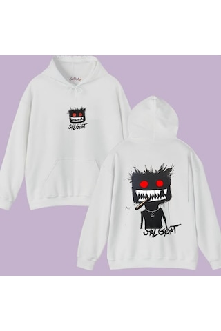 Salgoat Elgrandetoto Sweatshirt Hoodie BEYAZ