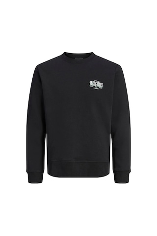 Jack & Jones Jack&jones 12298492 Jjaero Sweat Crew Neck Black Erkek Sweatshirt Siyah