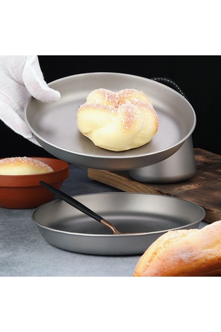 Neevoyu Hafif Ve Dayanıklı Titan Kamp Tabağı - Ev Ve Açık Hava Kullanımı İçin Çok Renkli