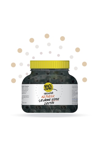 Organik Çevirme Az Tuzlu Siyah Zeytin 1200 G - 2025 Hasatı Organik Çevirme Az Tuzlu Siyah Zeytin 1200 G - 2025 Hasatı