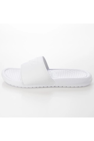 Nike Benassi Just Do It Beyaz Kadın Terlik Beyaz