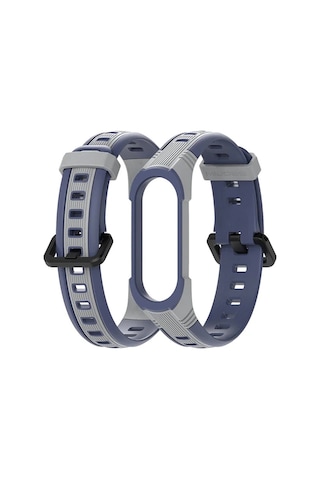 Mijobs Xiaomi Mi Band 5-4 Çift Renk Kayış Kordon- 5775