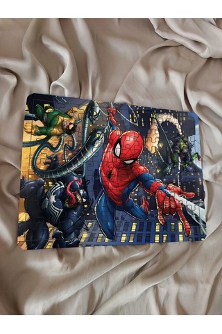 Çocuk Puzzle Ahşap Örümcek Adam2 108 Parça Mobilya