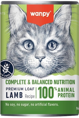 Wanpy Kuzulu Tahılsız Yetişkin Kedi Konservesi 375 Gr