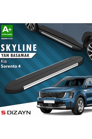 Kia Sorento 4 Skyline Krom Yan Basamak 183 Cm 2022 Üzeri A+ Kalite
