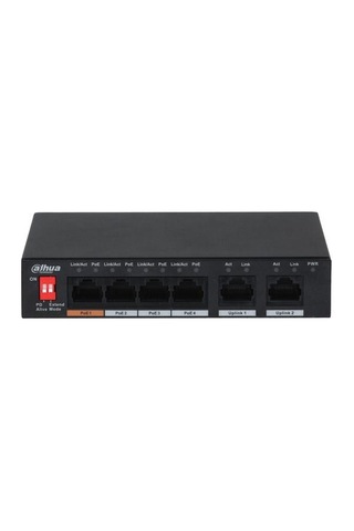 Dahua 6port-4port Poe 60w 2-uplink 10/100 Yönetilemez Switch Pfs3006-4et-60-v2-216651