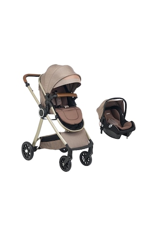 Range Çift Yönlü 6 In 1 Yeni Nesil Travel Sistem Bebek Arabası Gri